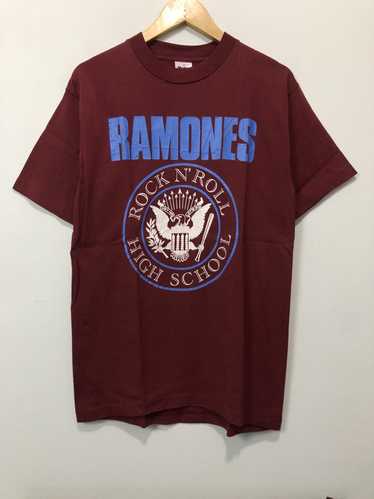 Band Tees × Vintage Vintage 90s Ramones Rock N Ro… - image 1