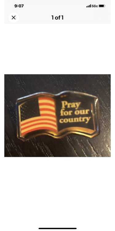 Other "Pray For Our Country" Lapel Pin 1 1/4" X 3… - image 1