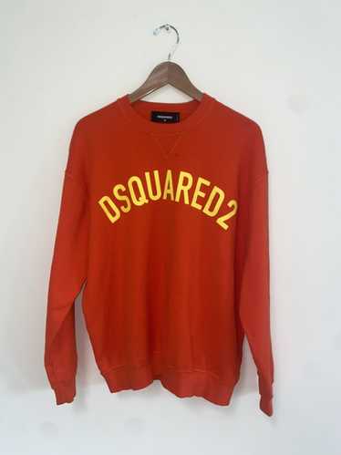 Dsquared cheap orange sweatshirt