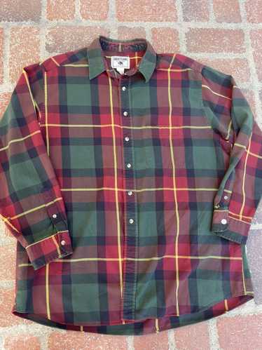 Vintage × Wrangler Vtg Great Plains flannel shirt