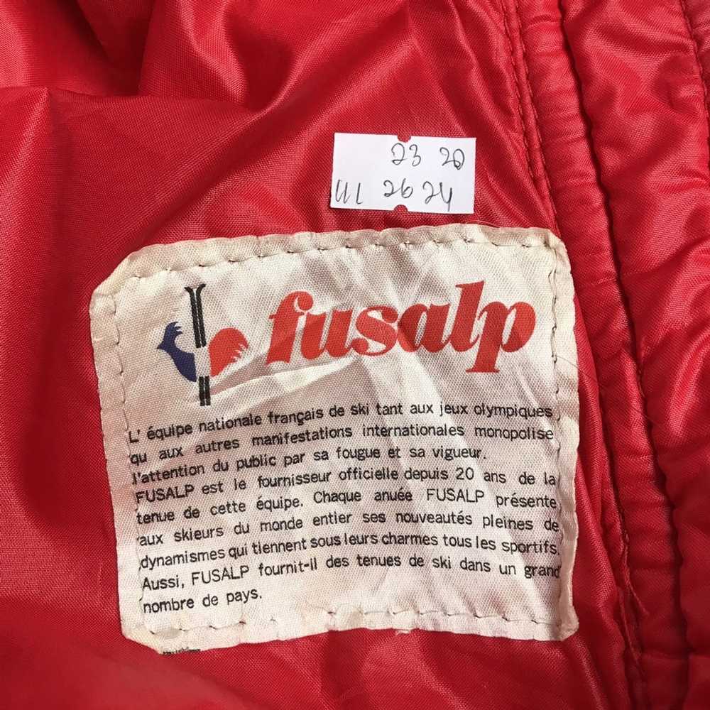 Fusalp × Japanese Brand × Ski VINTAGE FUSALP RED … - image 12