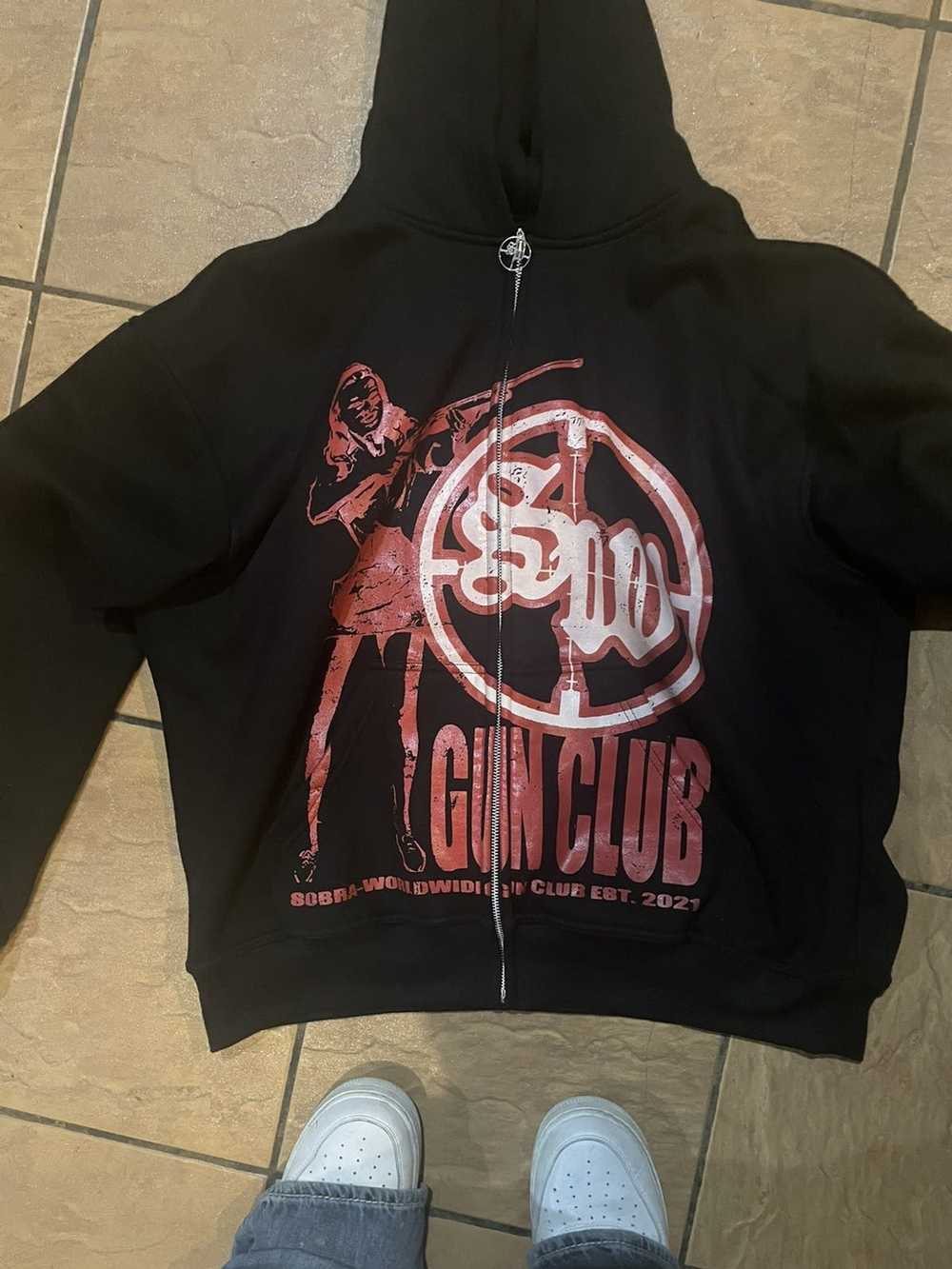Streetwear × Vintage sb worldwide gun club hoodie - image 2