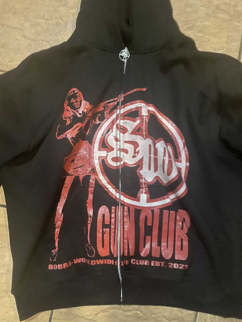 Streetwear × Vintage sb worldwide gun club hoodie - image 3