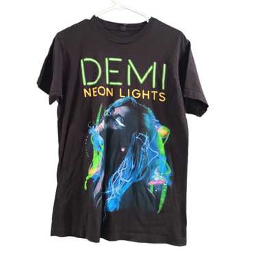 Tultex Demi Lovato Neon Lights Tour Shirt - image 1