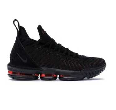 Lebron 16 hotsell black red white