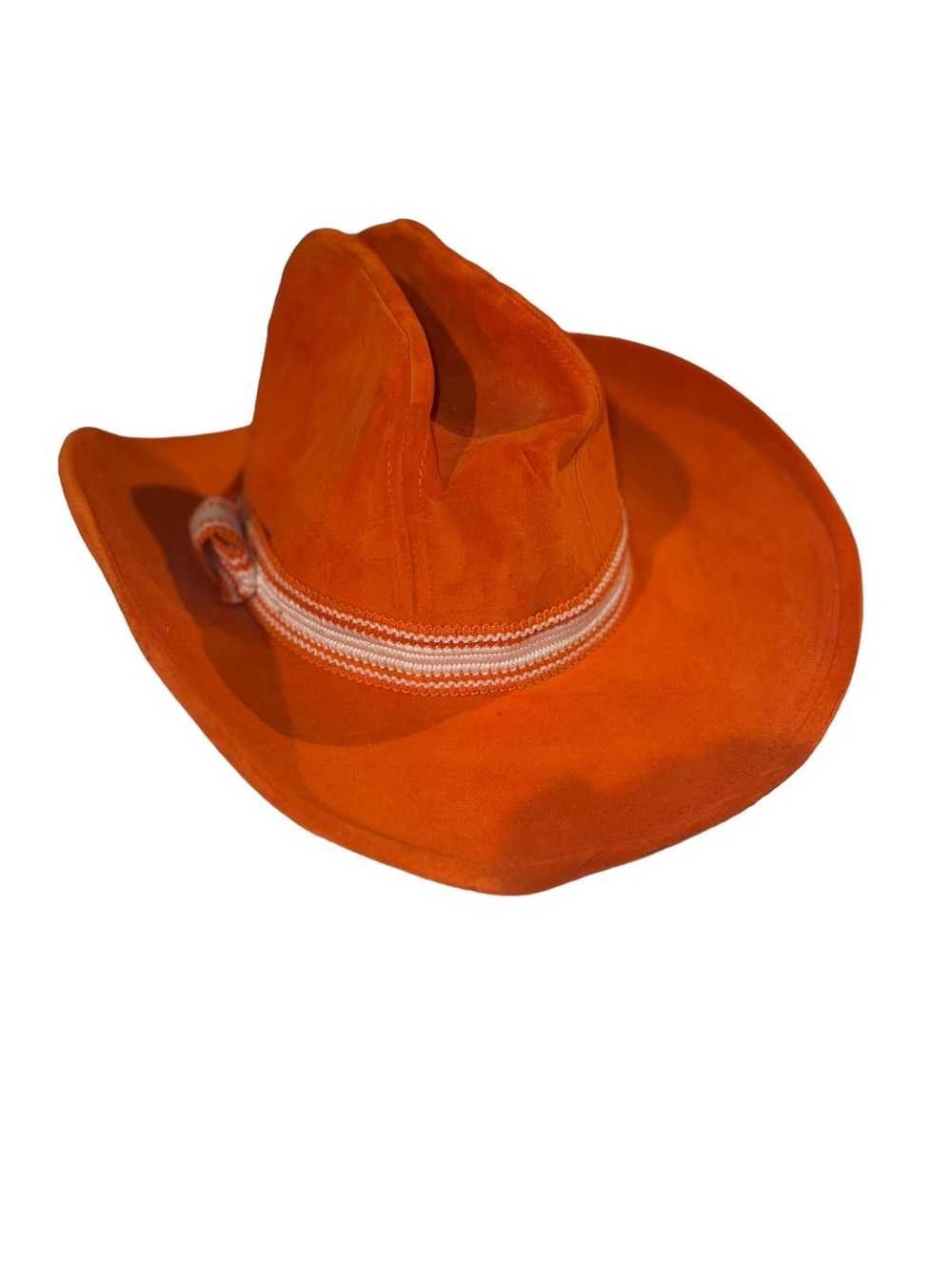Vintage Rare Tampa bay bucs orange cowboy hat sla… - image 2