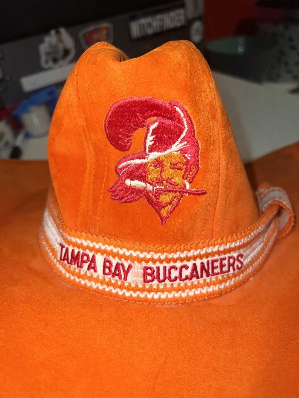 Vintage Rare Tampa bay bucs orange cowboy hat sla… - image 5