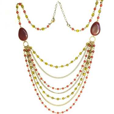 Vintage Necklace, Avon, SP, Multi strand, Beaded, 