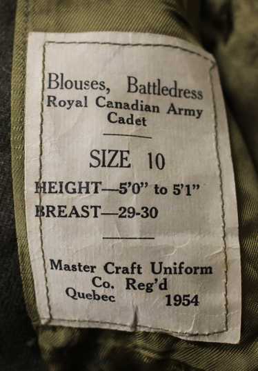 1950's Royal Canadian Army Cadet Battledress Jacke