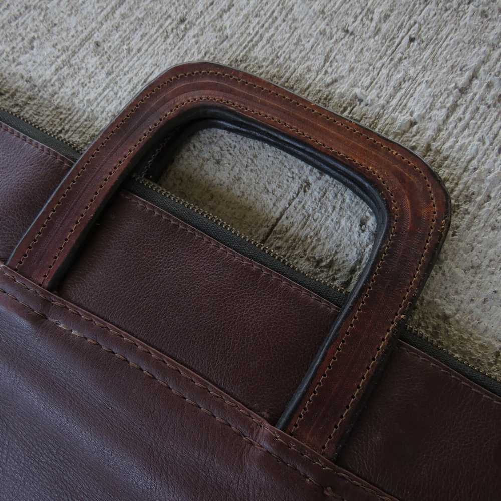 Leather × Vintage vintage 70'/80/ leather portfol… - image 11