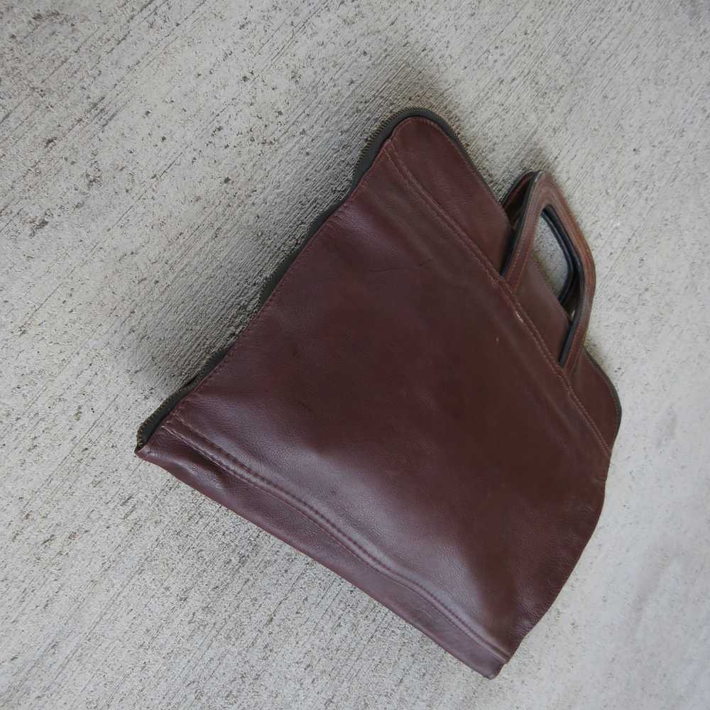 Leather × Vintage vintage 70'/80/ leather portfol… - image 12