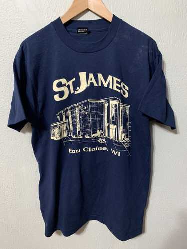 Tee × Tee Shirt × Vintage Vintage 1990s St James E