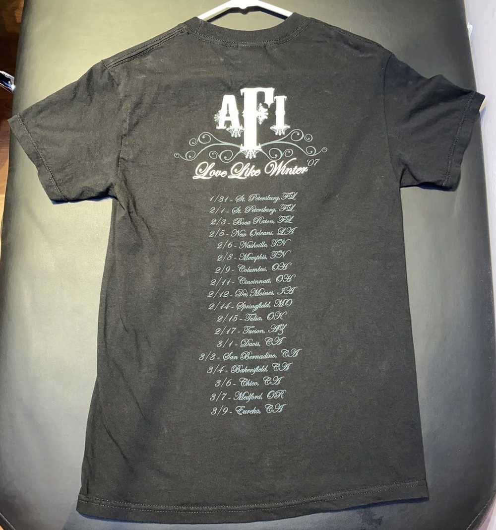 Band Tees 2007 afi rock band shirt - image 3