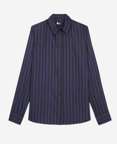 The Kooples The Kooples Stipped Blue Button Down S