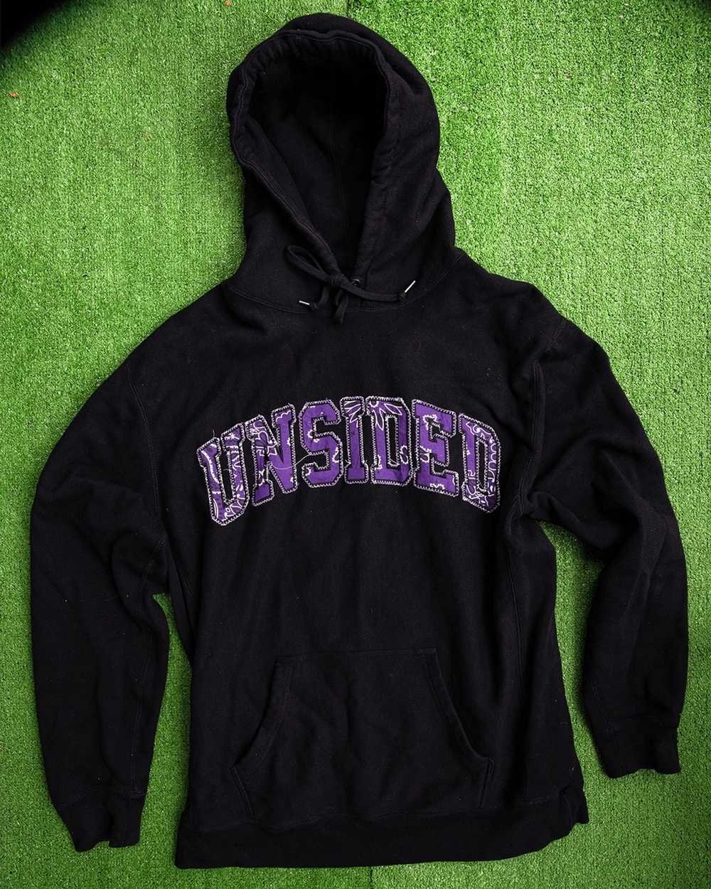 Idk unsided script purple paisley hoodie - image 1
