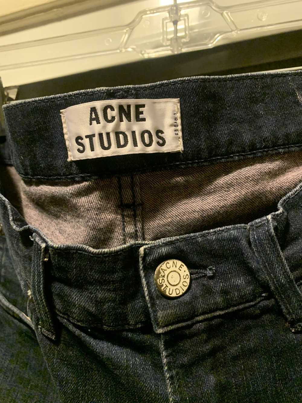 Acne Studios Ace Burgandy Jeans - image 2