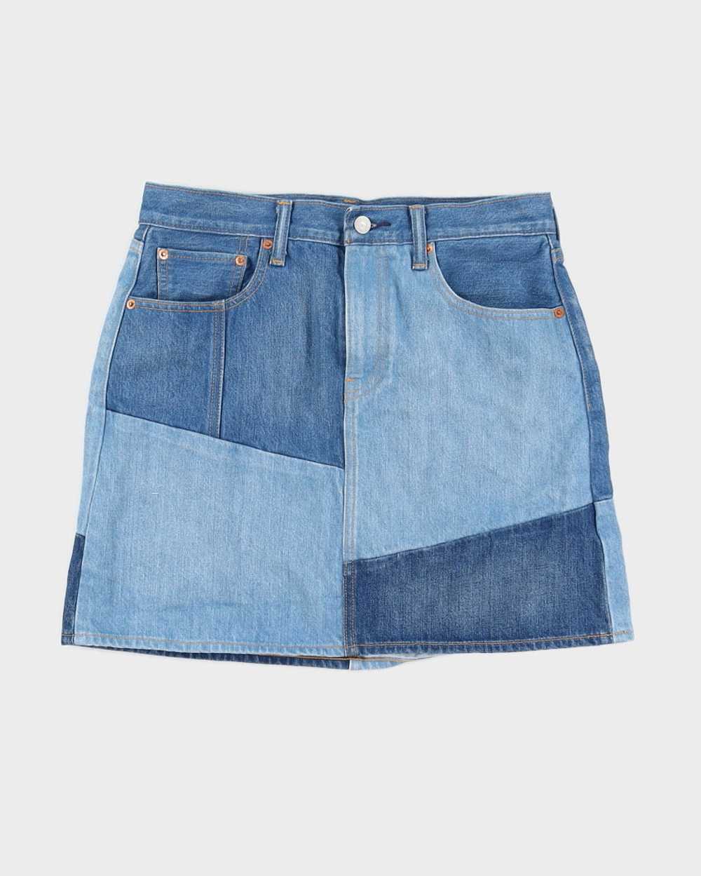 Levi's Patchwork Denim Mini Skirt - W30 - image 1