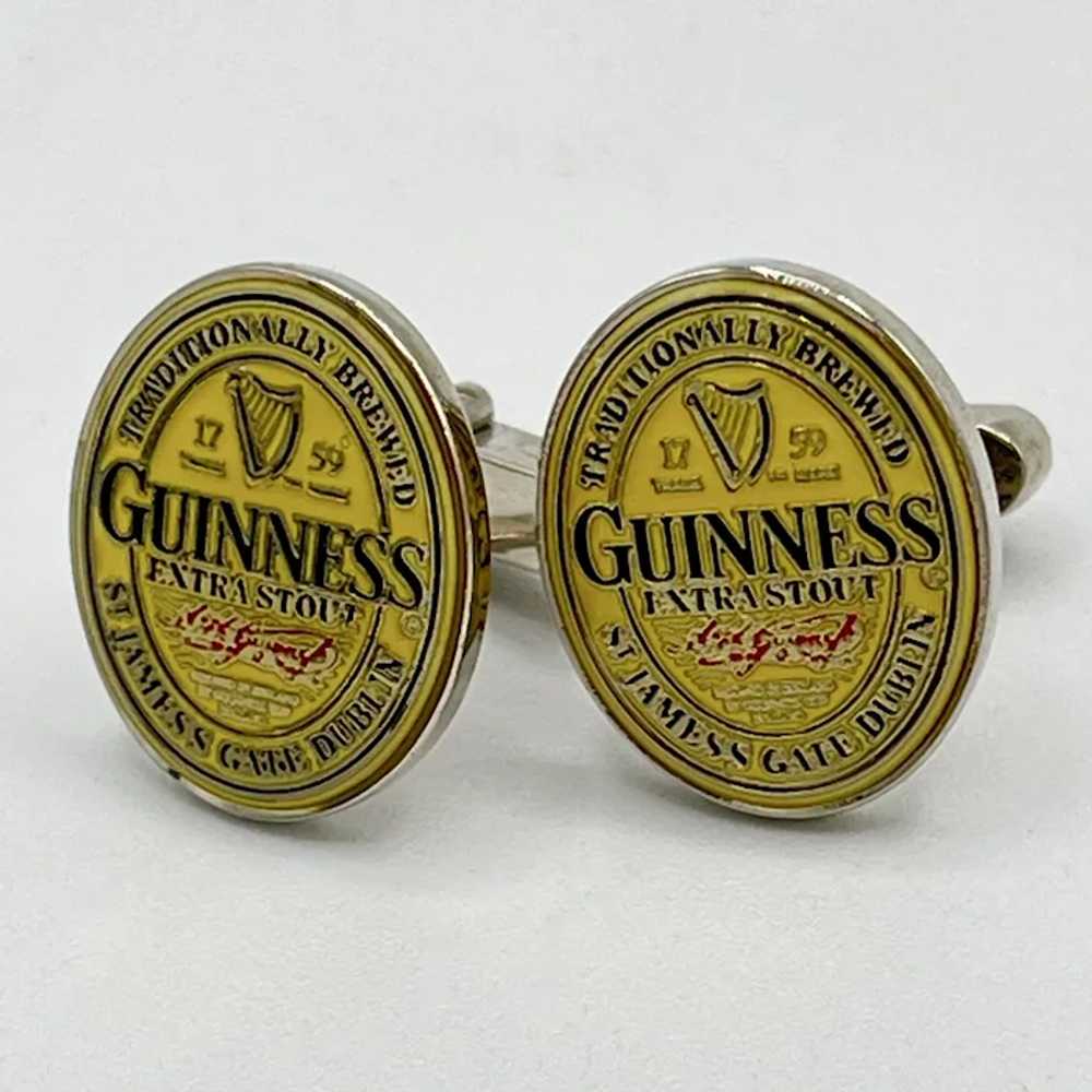 Vintage Guinness & Co Logo Cufflinks - image 3