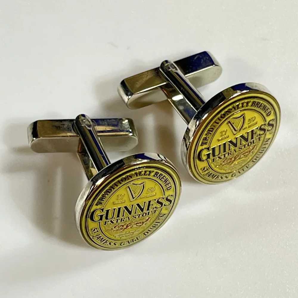 Vintage Guinness & Co Logo Cufflinks - image 4