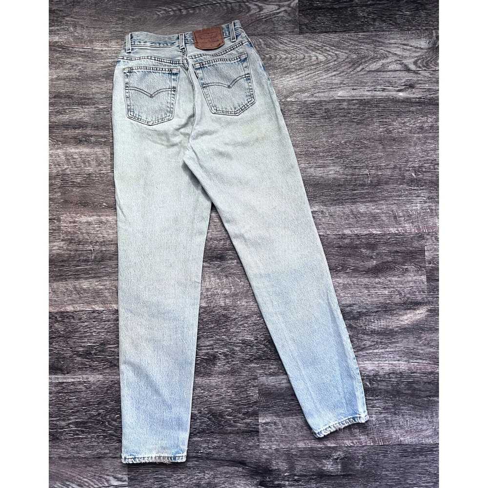 Levi's × Vintage 1990s Levi's Light Wash 501 Jeans - image 2