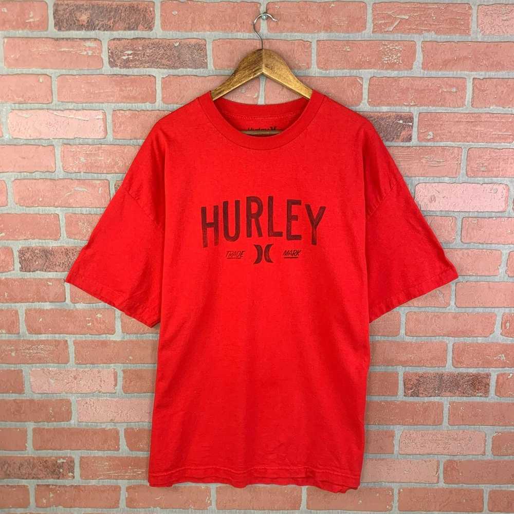 Hurley Hurley Men's Red Short Sleeve Logo Graphic… - image 1