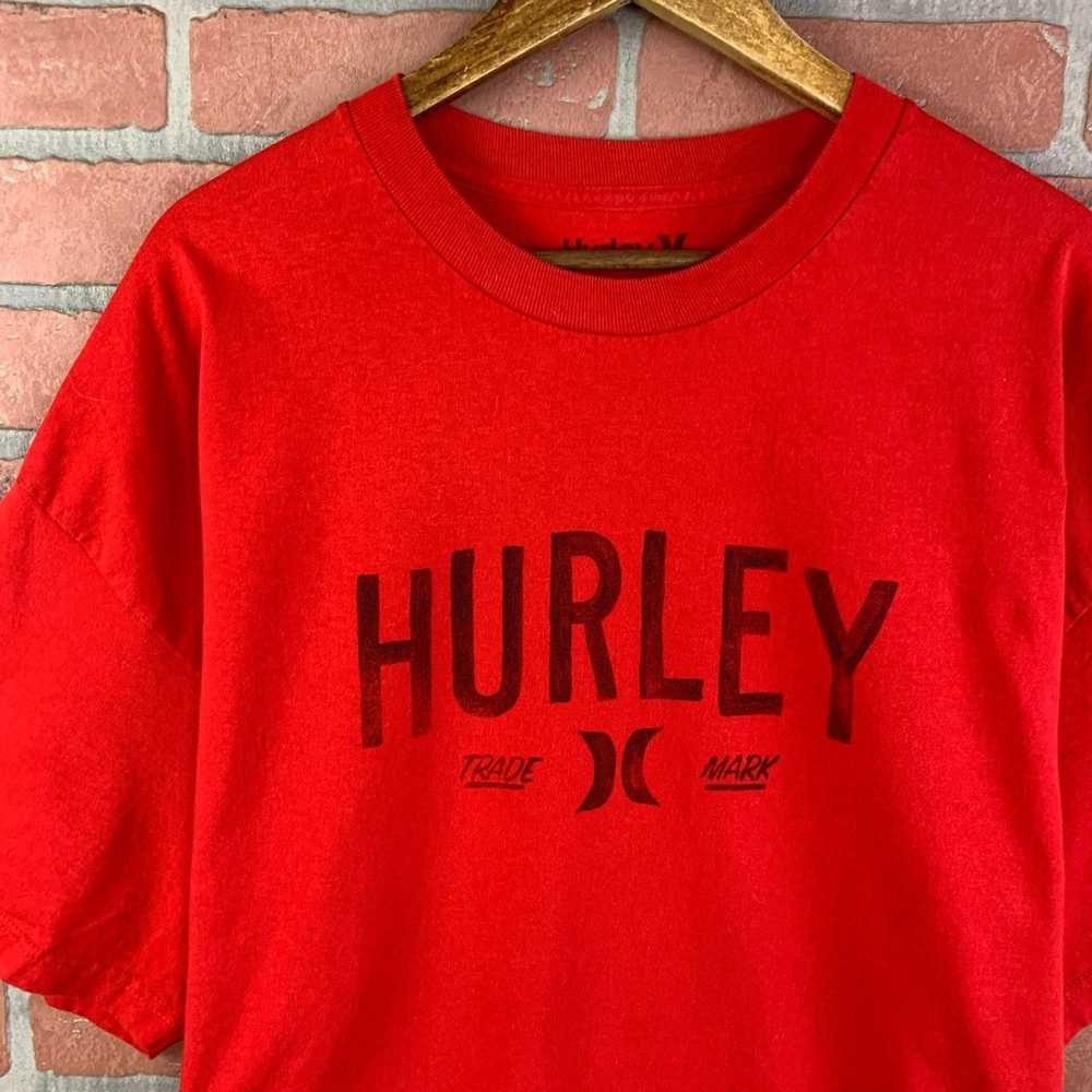 Hurley Hurley Men's Red Short Sleeve Logo Graphic… - image 3