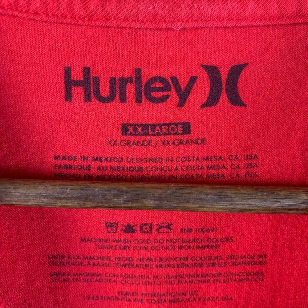 Hurley Hurley Men's Red Short Sleeve Logo Graphic… - image 4