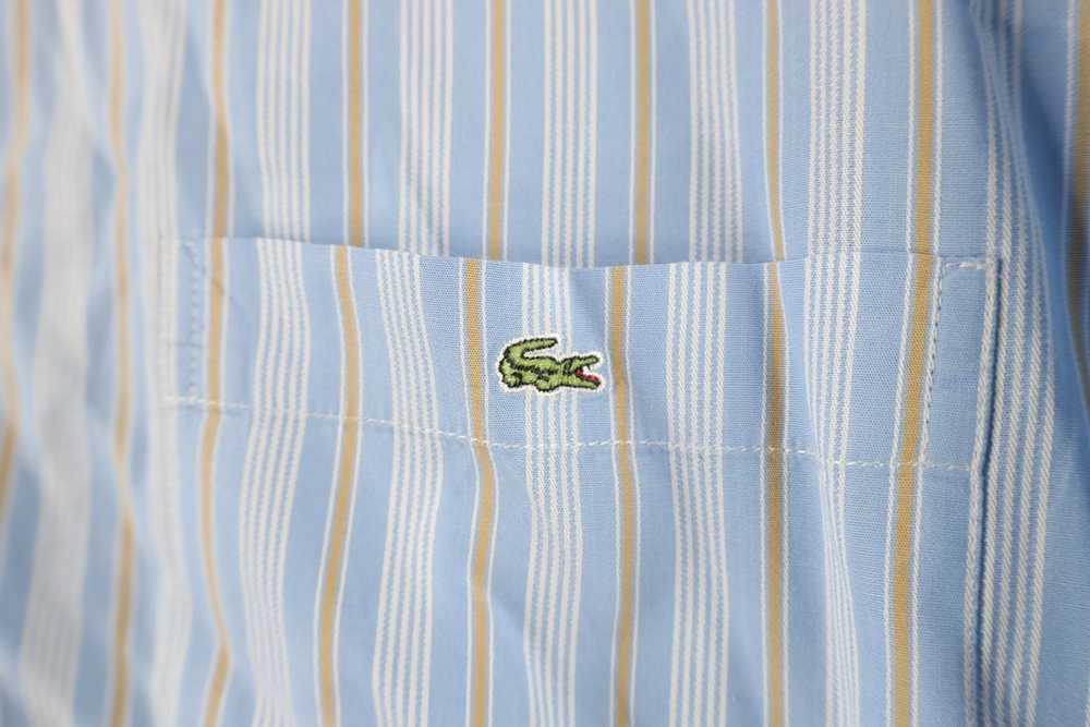 Lacoste × Vintage Lacoste Logo Striped Collared B… - image 4