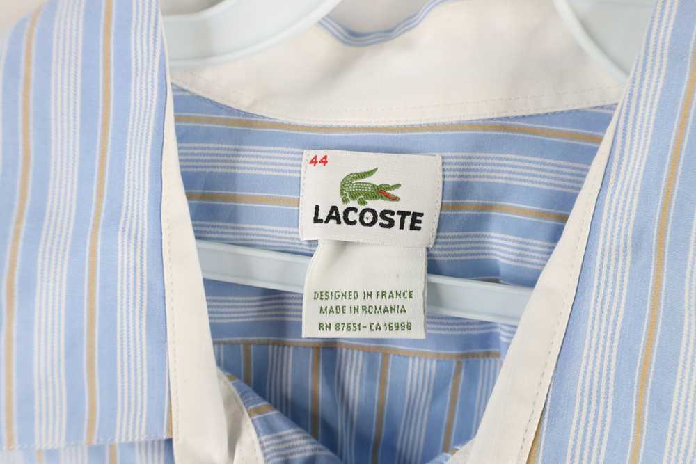 Lacoste × Vintage Lacoste Logo Striped Collared B… - image 6