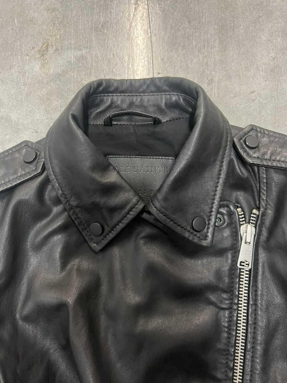 Allsaints Allsaints Biker leather jacket - Gem