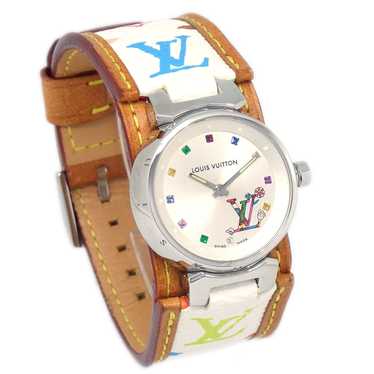 Sold at Auction: Louis Vuitton - Tambour Watch - Pink Vernis Leather - LV  Monogram