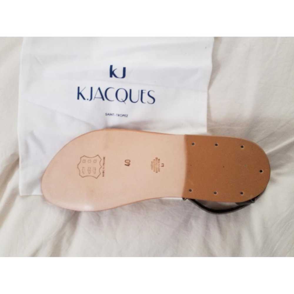 K Jacques Leather sandal - image 3