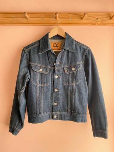 roco。45R ジャケット 45R 45rpm Japan classic indigo Denim jean jacket sz S la