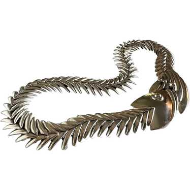 Sterling Taxco Mexican Fish Necklace