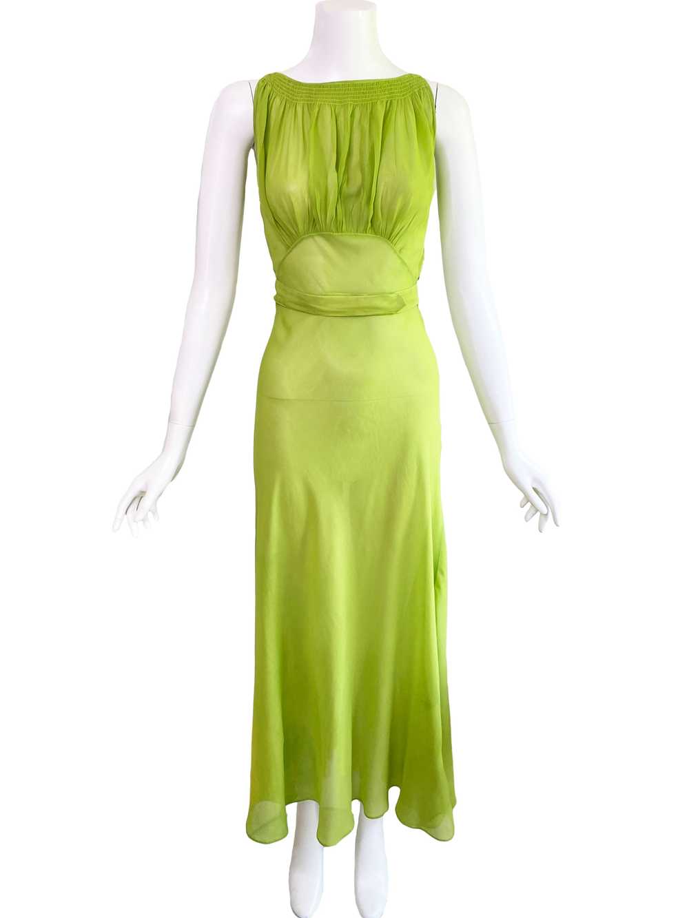 1930s Deco Silk Dress & Jacket Set - image 8