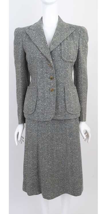 Amazing 1930s Tweed 2 Piece Suit