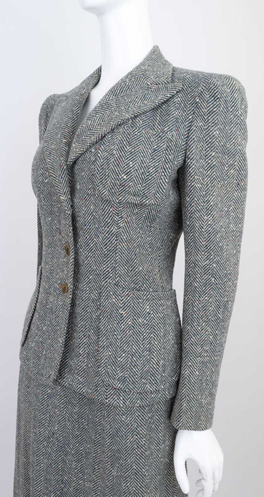 Amazing 1930s Tweed 2 Piece Suit - image 2
