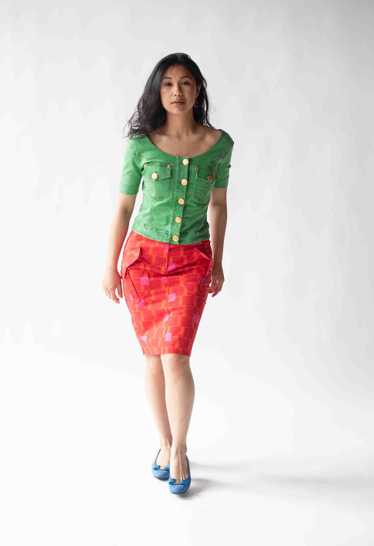1990s Printed Skirt | Versace