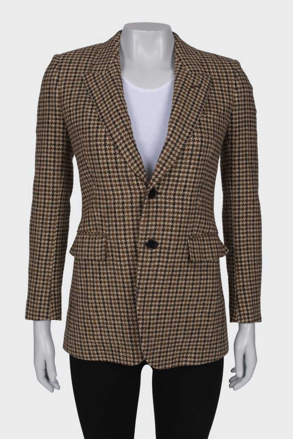 Yves Saint Laurent Jacket with a houndstooth print - image 1