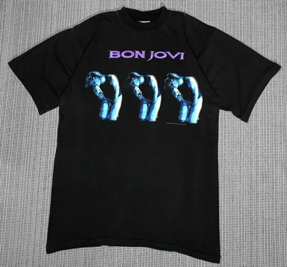 Bon Jovi × Brockum × Vintage Vintage black t-shir… - image 1
