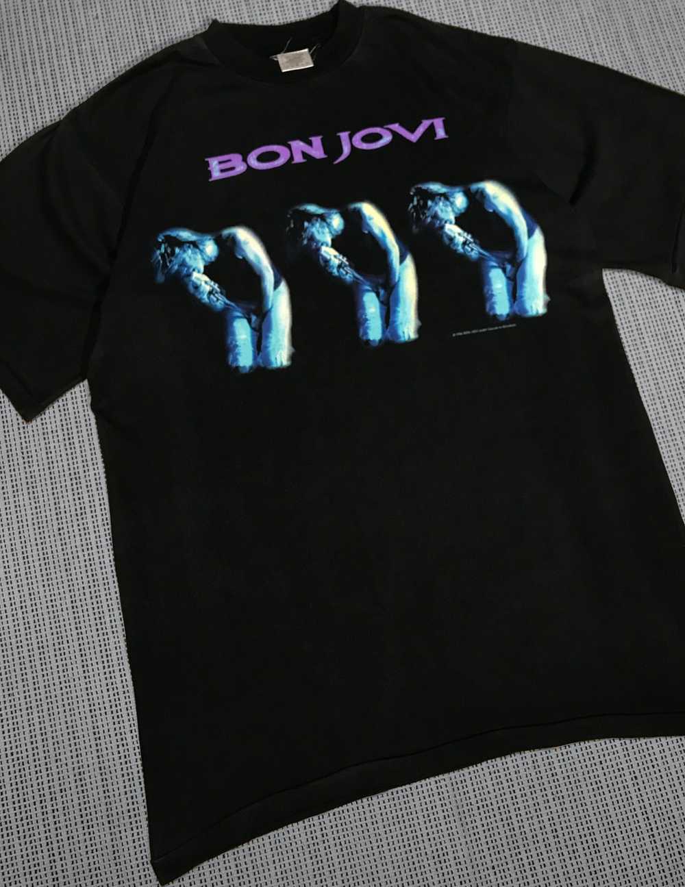 Bon Jovi × Brockum × Vintage Vintage black t-shir… - image 5