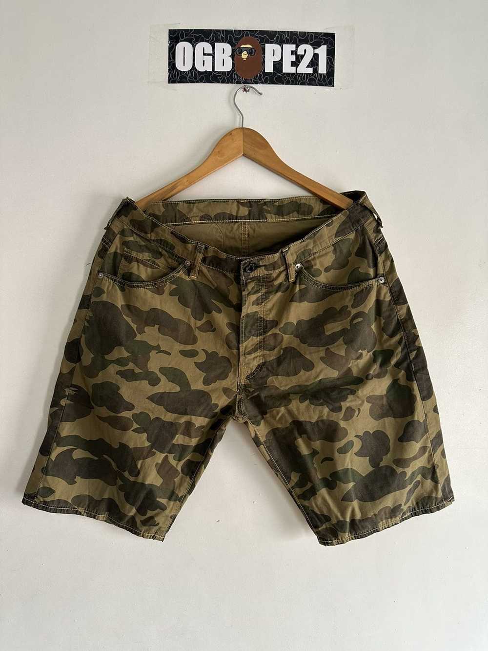 Bape 1st Camo Champion Logo Shorts - image 2