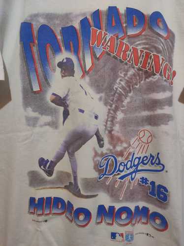 La Dodgers × Vintage Vtg 1995 Dodgers Hideo Nomo T