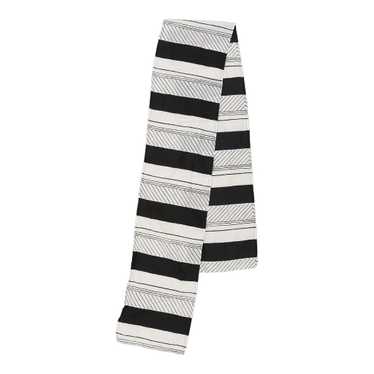 Unbranded Striped Scarf - No Size Black & White P… - image 1