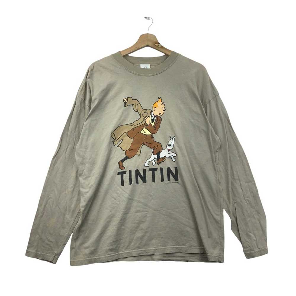 Movie × Vintage 1995 ADVENTURES TINTIN CARTOON He… - image 1