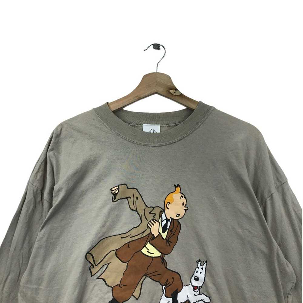 Movie × Vintage 1995 ADVENTURES TINTIN CARTOON He… - image 2