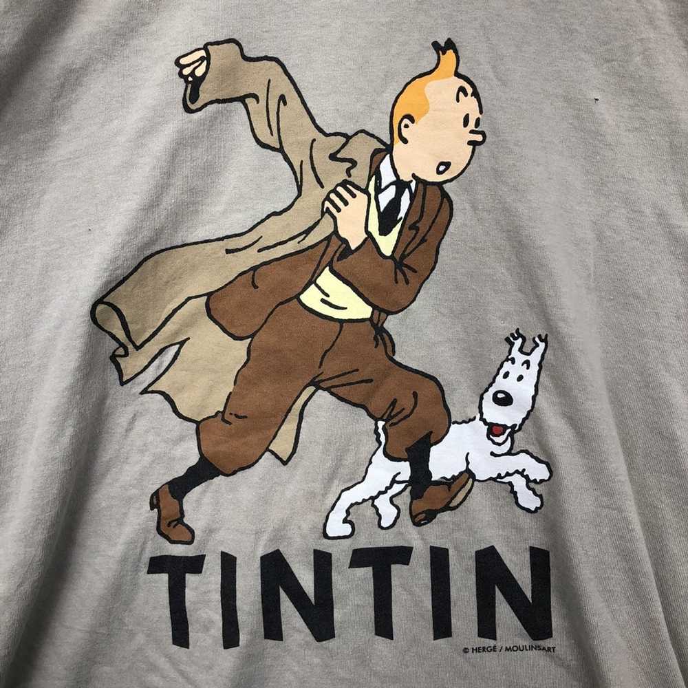 Movie × Vintage 1995 ADVENTURES TINTIN CARTOON He… - image 3