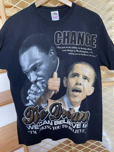 Fruit Of The Loom × Obama × Vintage y2k MLK jr an… - image 1
