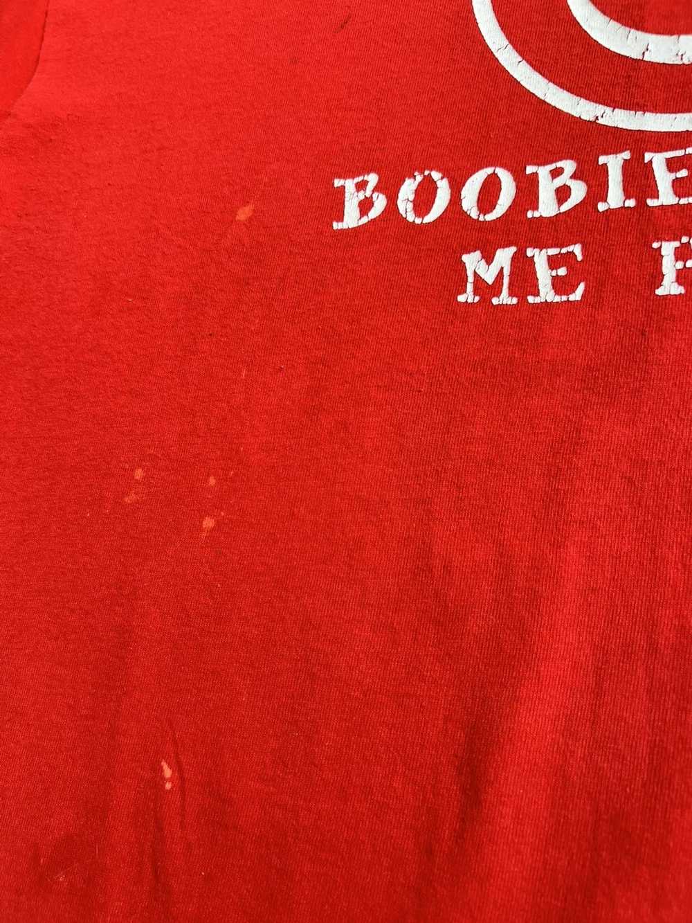 Vintage Vintage Boobies Make Me Happy Smiley Shirt - image 4