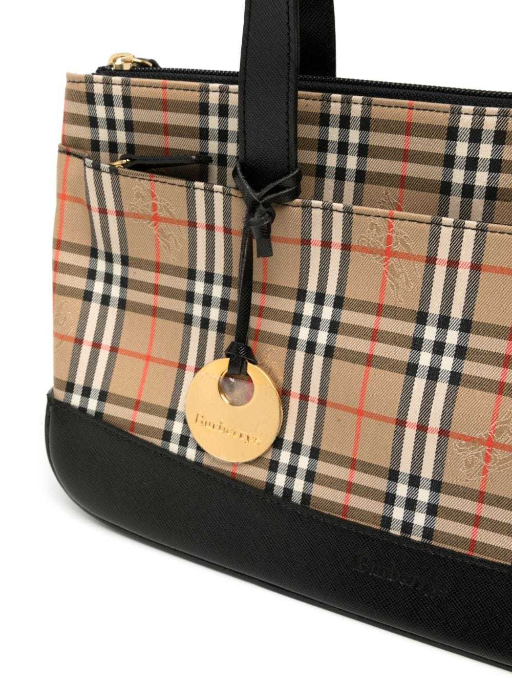 Burberry Pre-Owned 1990-2000 Haymarket check tote… - image 4